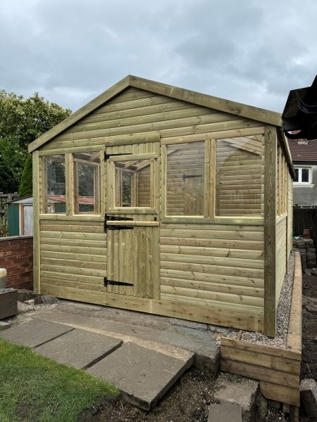 Greenhouse in Dumfries installed by Garden Buildings Scotland — photo 1