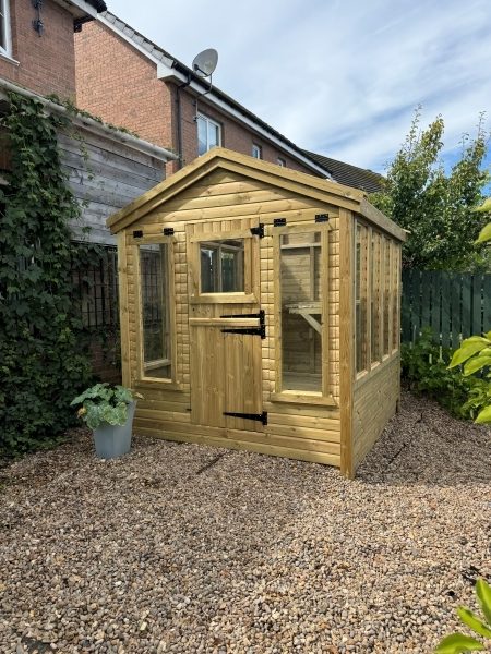 Greenhouse in Dumfries installed by Garden Buildings Scotland — photo 4