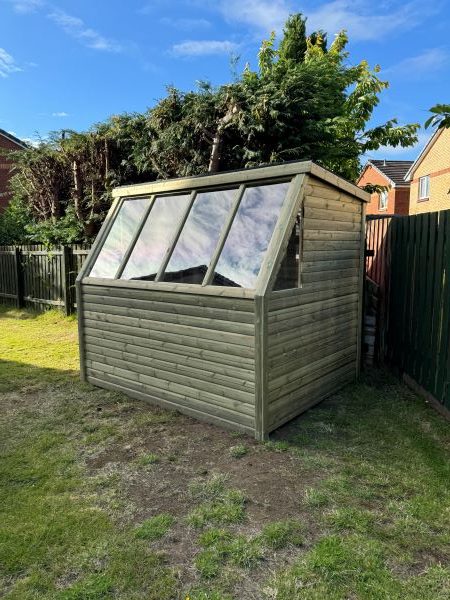 Greenhouse in Dumfries installed by Garden Buildings Scotland — photo 5