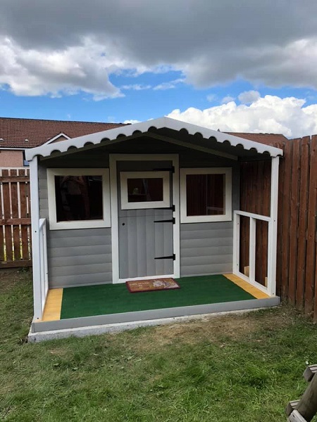 Playhouse in Cumbernauld installed by Garden Buildings Scotland — photo 4