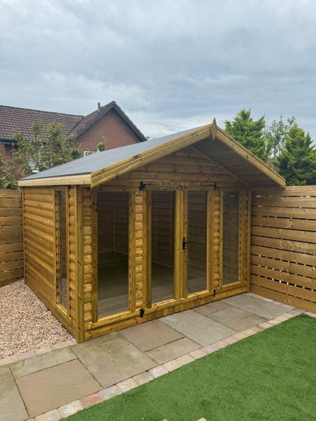 Summerhouse in Coatbridge installed by Garden Buildings Scotland — photo 2