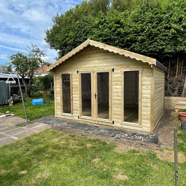 Summerhouse in Coatbridge installed by Garden Buildings Scotland — photo 4