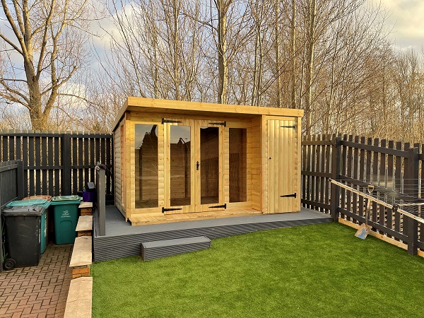 Summerhouse in Coatbridge installed by Garden Buildings Scotland — photo 5